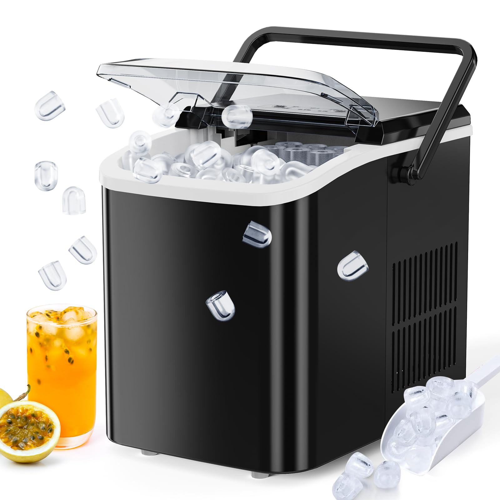 Amazon.com: Sweetcrispy Countertop Ice Maker Machine, Portable